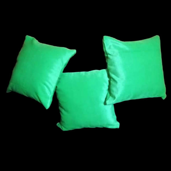 velvet green pillow