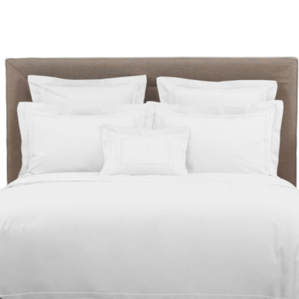 a white Quality Bedding