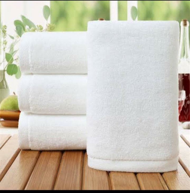 white Cozy towel